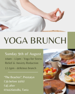 Yoga Brunch in Prestatyn Poster